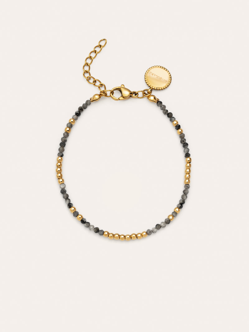 Pulsera Noche Acero Baño Oro