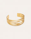 Brazalete Odisea Acero Baño Oro