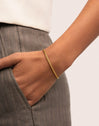 Pulsera Orlina Acero Baño Oro