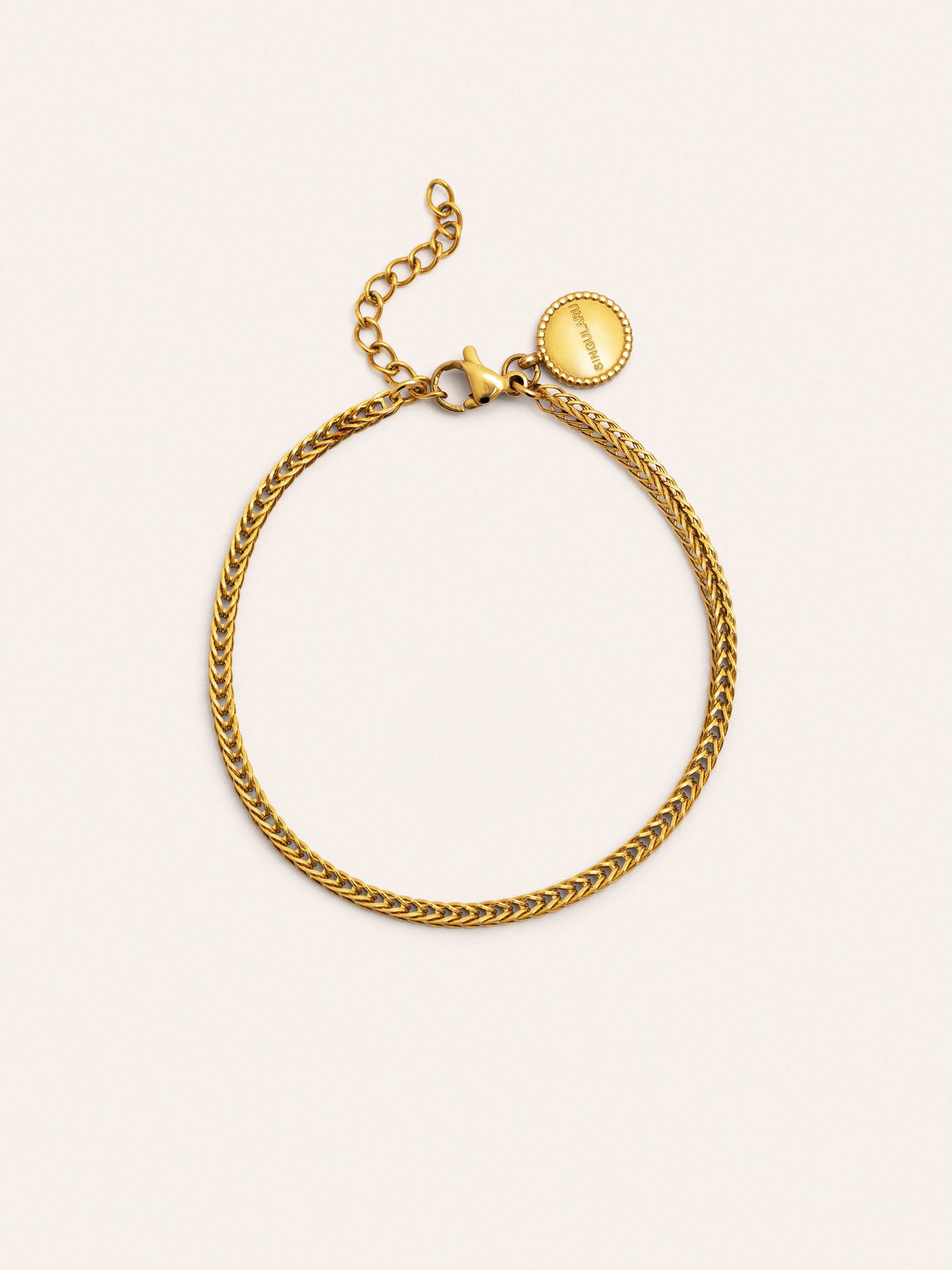 Pulsera Orlina Acero Baño Oro
