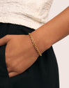 Pulsera Orla Rope Acero Baño Oro