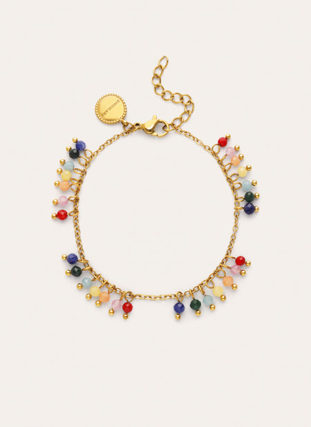Armband Palmar Colors Staal Verguld met Goud