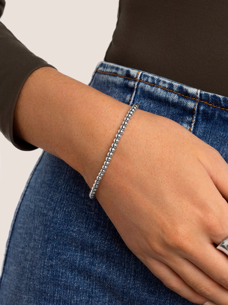 Pulsera Pebbles L Acero