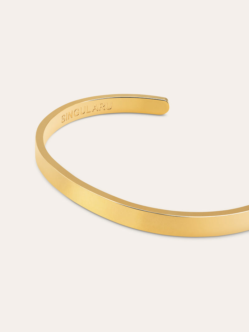 Plate Stainless Steel Gold Bracelet 