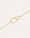 Imagen detalle de Sister Armband Staal Verguld met Goud
