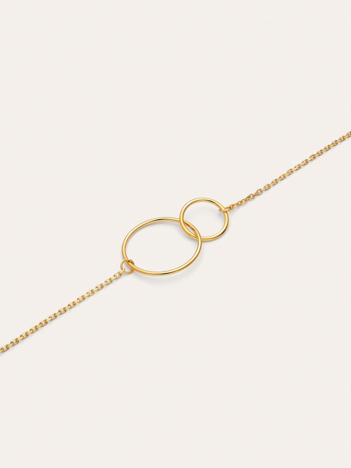 Imagen detalle de Sister Armband Staal Verguld met Goud