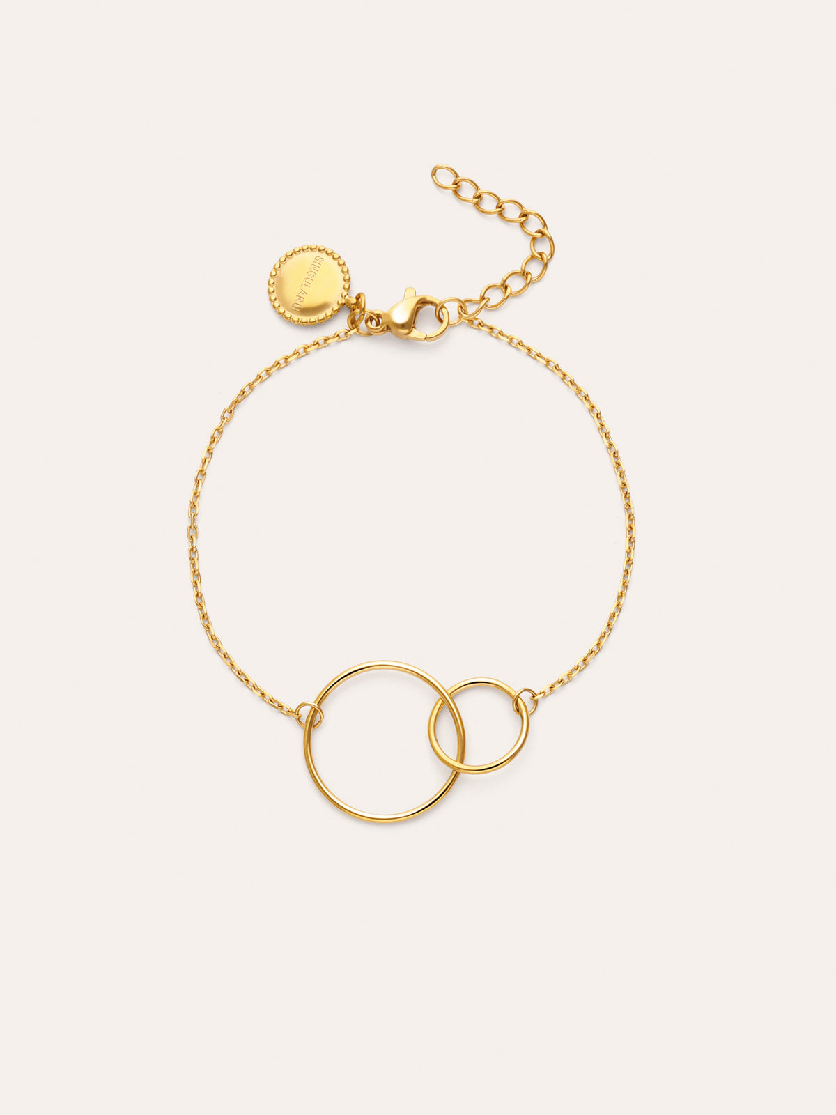 Sister Armband Staal Verguld met Goud