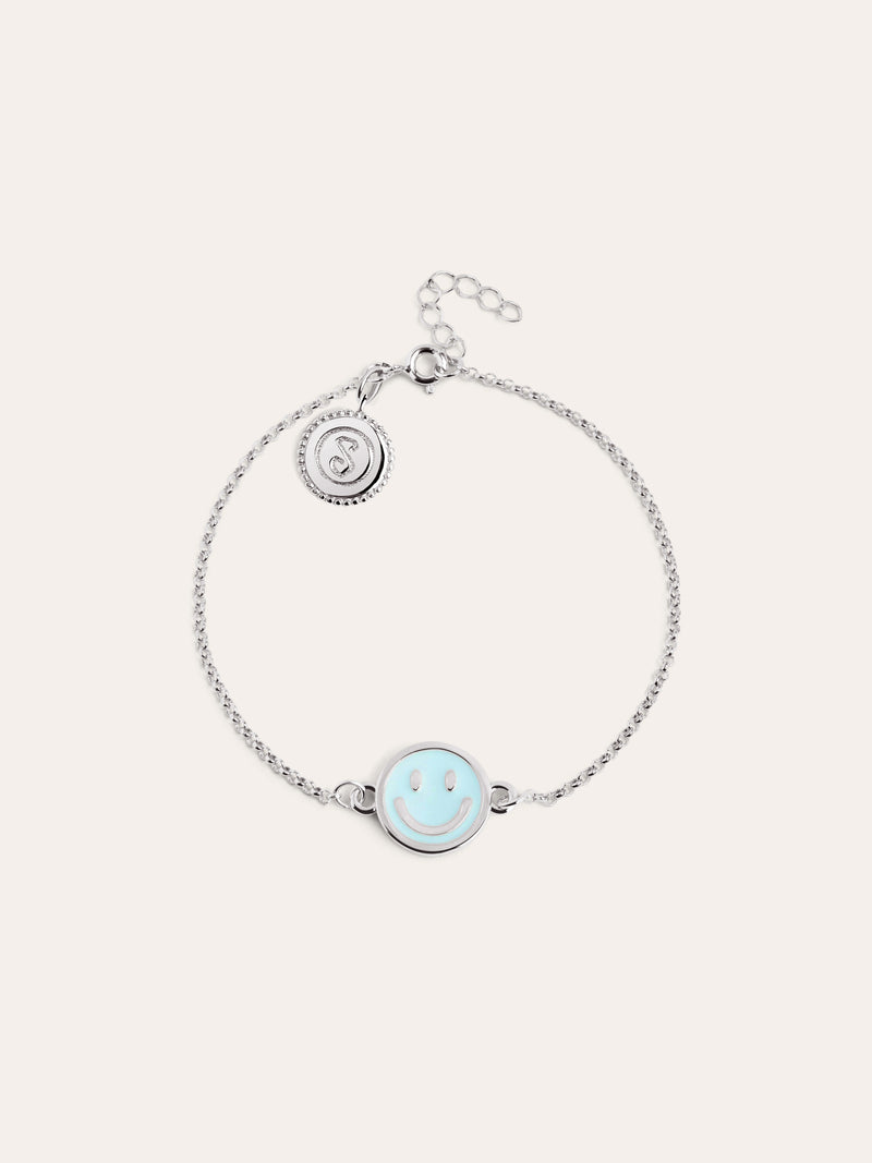 Pulsera Smiley Sky Enamel