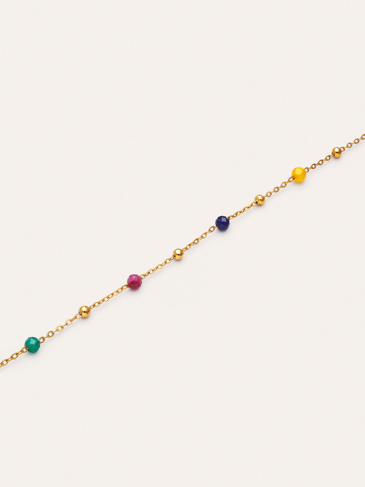 Imagen detalle de Pulsera Sophie Colors Acero Baño Oro