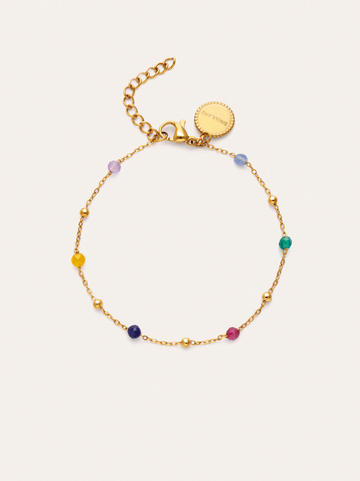 Pulsera Sophie Colors Acero Baño Oro