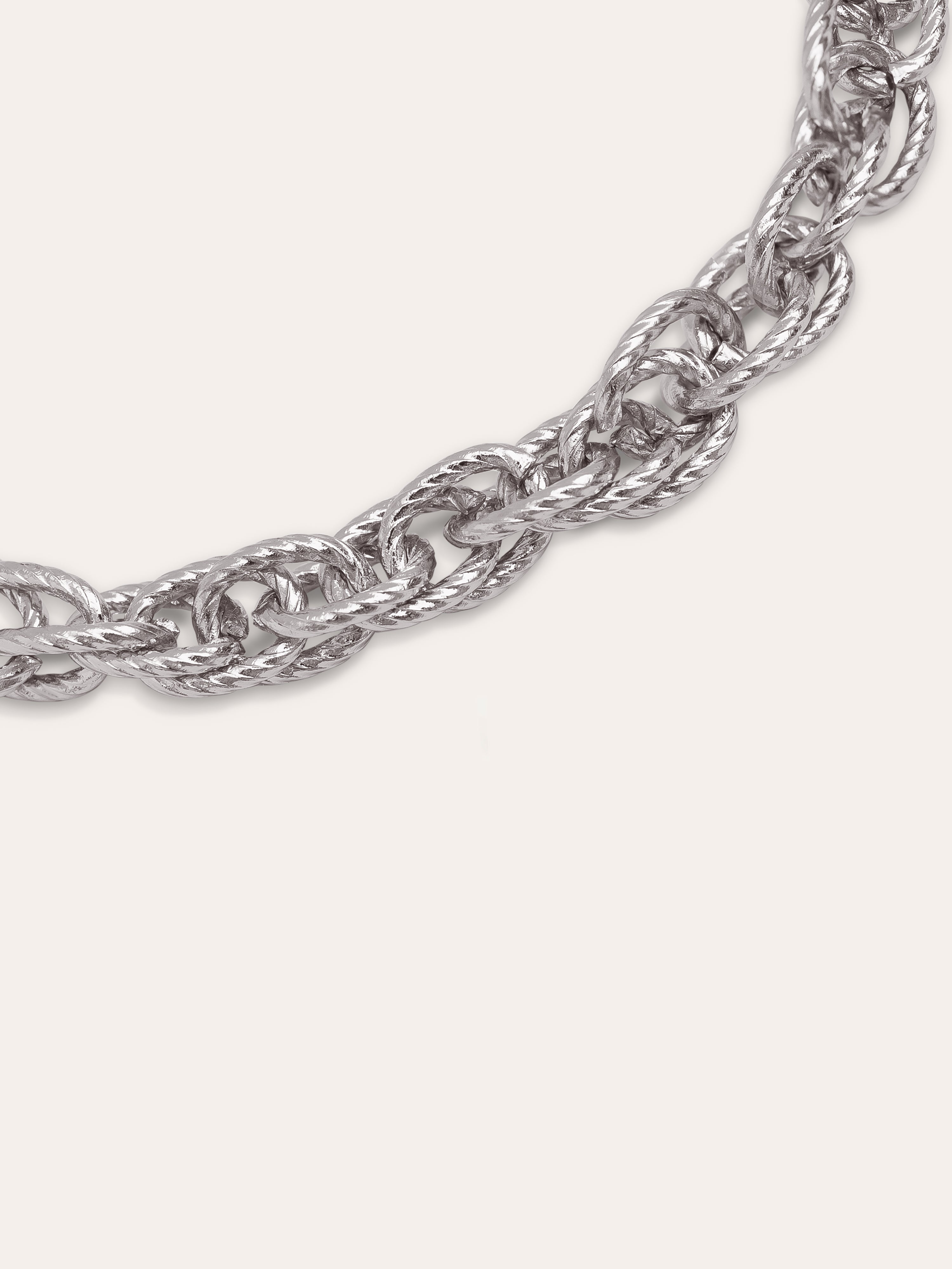 Pulsera Spinning Rope Chain Acero