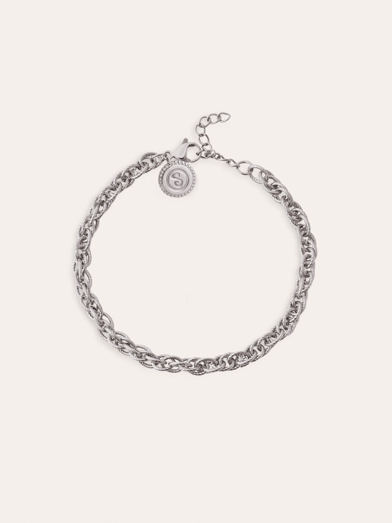 Spinning Rope Chain Armband Edelstahl