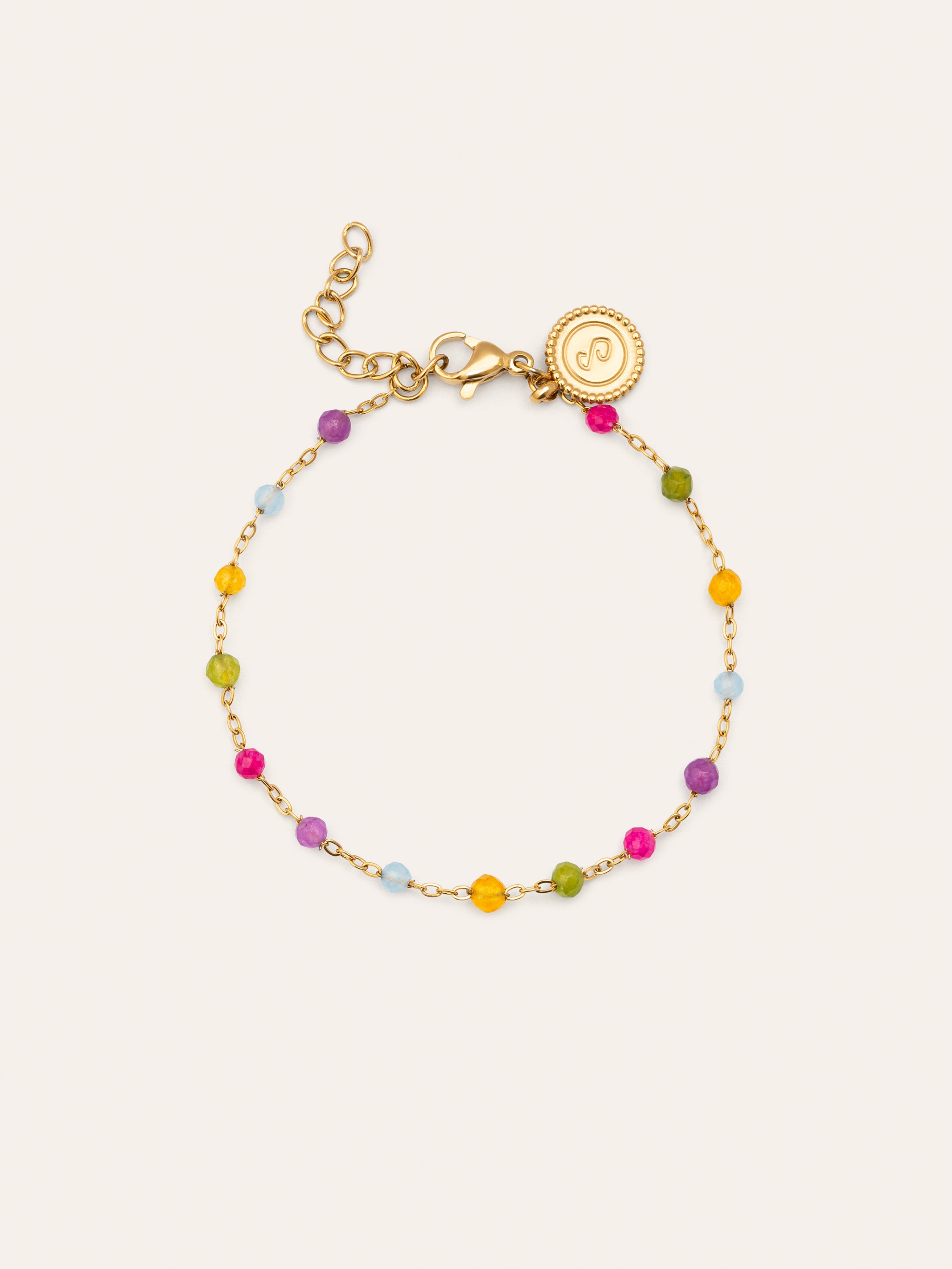 Pulsera Stella Color Acero Baño Oro