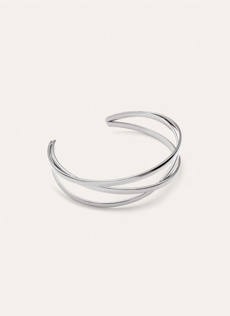 Brazalete Triple Diana Acero