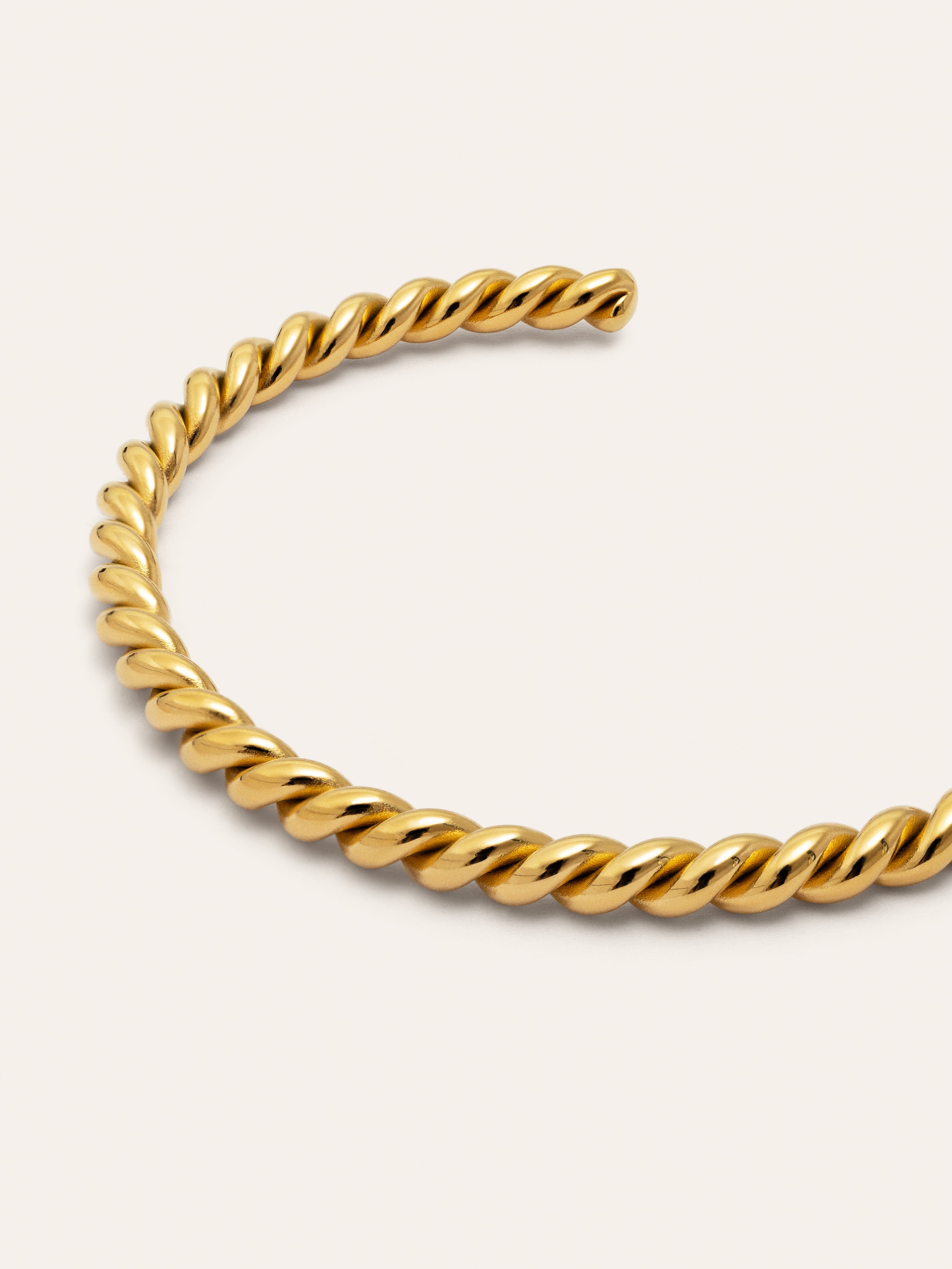 Tressia Stainless Steel Gold Bracelet