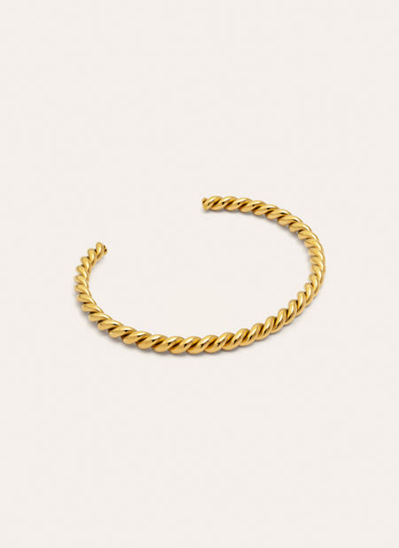Tressia Stainless Steel Gold Bracelet