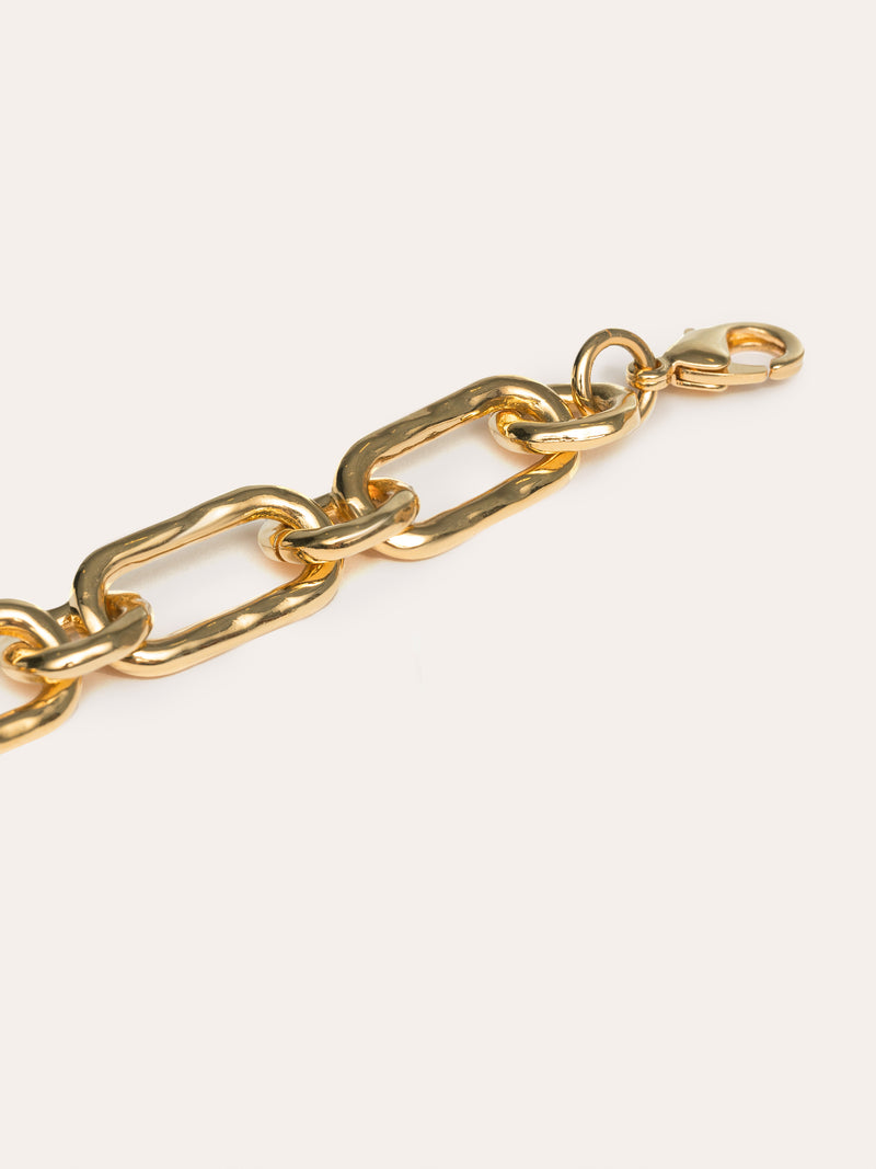 Zambia Link Armband, vergoldet