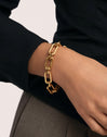 Armband Zambia Link Edelstahl mit 18kt Goldbeschichtung