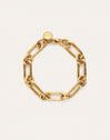 Armband Zambia Link Edelstahl mit 18kt Goldbeschichtung