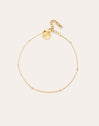 Dots Stainless Steel Gold Anklet