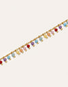 Tobillera Shamira Stones Acero Baño Oro
