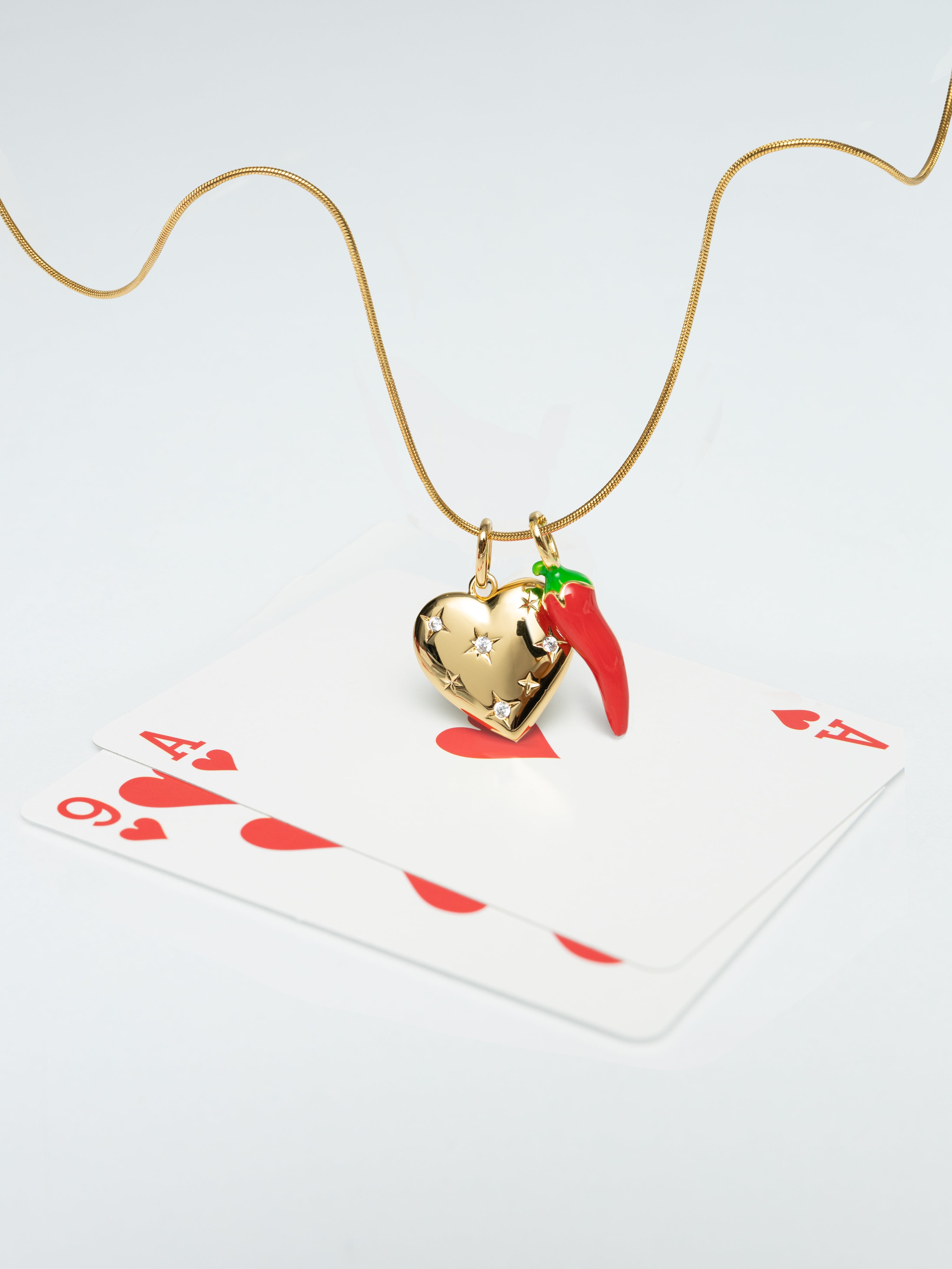 Amore Gold Charm