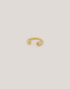 Drop Einzel-Ear-Cuff Silber, vergoldet   