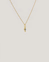 Charm Seepferdchen Blau Vergoldet