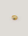 Anello Sunbeam Blu Placcato Oro