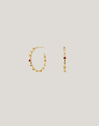 Orecchini a Cerchio Rainbow Bubbles L Placcato Oro