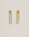 Zafira Shells Ohrringe aus Stahl mit 18kt Goldbeschichtung