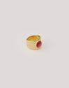 Anillo My Pink Stone Acero Baño Oro - vista 4