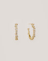 Hoop Earrings Estellar White Gold Plated