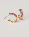Twist Spark Gold Earrings 