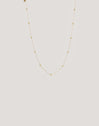 Collar Dots L Acero Baño Oro
