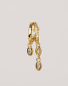 Double Drip Gold Single Earring