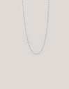 Collar Dots Turquoise Enamel Acero - vista 5