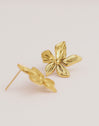 Jasmine Stainless Steel Gold Earrings