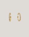 Pendientes Aro Tressia Spark Baño Oro