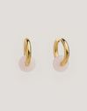 Pendientes Aro Carmen True Rose Acero Baño Oro