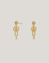 Pendientes Esqueleto Spark Baño Oro - vista 6