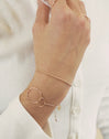 Pulsera Pebbles Baño Oro