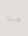 Armband Circles Twist aus Stahl