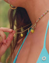 Charm Limón Acciaio Placcato Oro