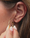 Gladiolo Gold Earrings