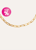 Collar Chic Acero Baño Oro