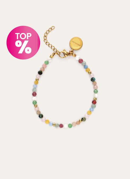 Pulseira Altea Colors Aço Banho de Ouro