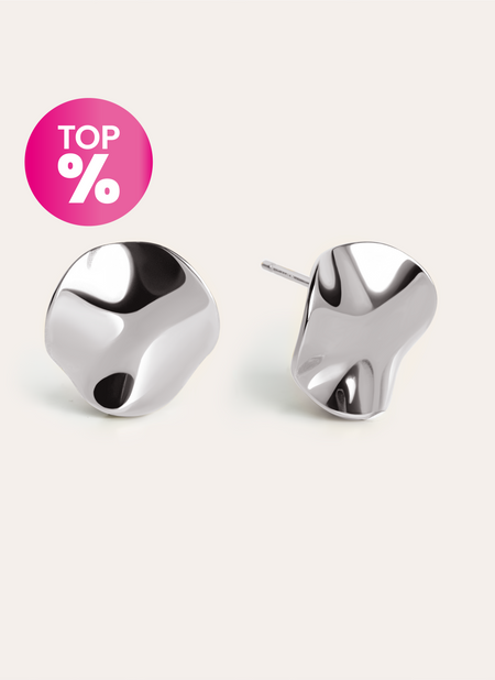 Boucles D'oreilles Waves Acier