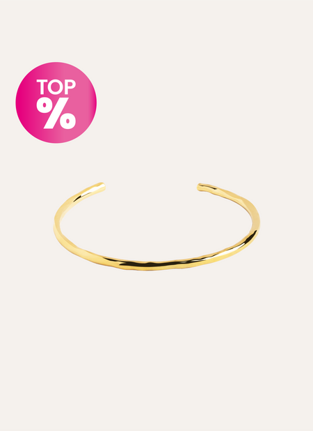 Brazalete Cane Baño Oro