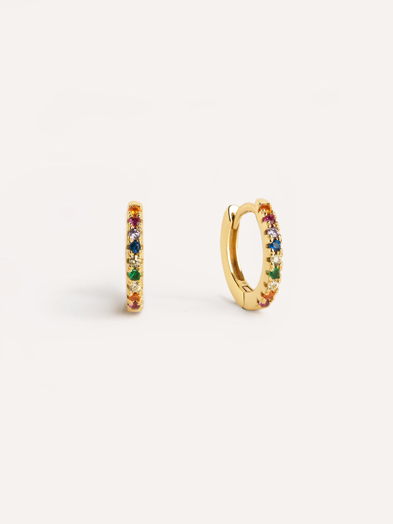 Colors Gold Hoop Earrings